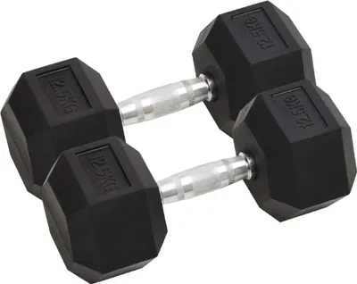 Obrázek produktu pro The Living Store Činky 2 ks 25 kg litina