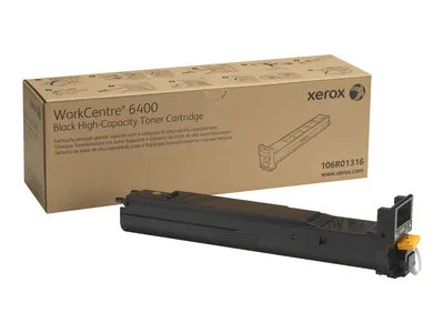 Produktbild von Xerox 106R01316 Laserdruck Tonerkartusche - Schwarz - Originaler Pack - 12.000 Seiten