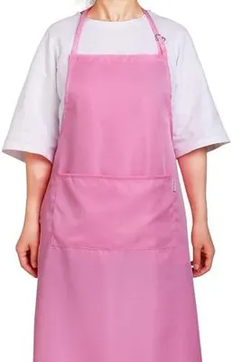 Produktbild von Verstellbare Schürze für die Küche zum Kochen, Backen, Malen und für Hausarbeiten - Rosa
