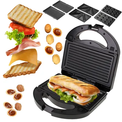 Produktbild von Camry CR 3063 Backgerät 3in1 Sandwichmaker/Kontaktgrill/Nussbäcker