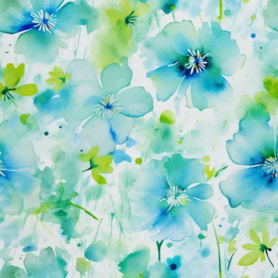Image de OUTDOOR DECOSTOFFE OXFORD - Blumen - DX2288
