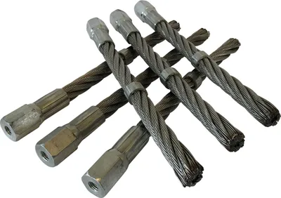 Produktbild von TEXAS 90061097 6 Stück Ersatzbürsten Metall für Unkrautbürste Pro Weed 700 710