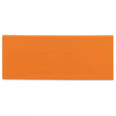 Zdjęcie produktu dla Wago 279-340, Separator bloku zacisków, Pomarańczowy, 2 mm, 61,8 mm, 25,4 mm, 2,3 g