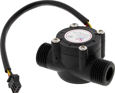 Produktbild von YF-S201 Wasser-/Durchflusssensor - 1-30L/Min,  G1/2, Halleffekt