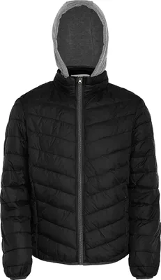 Produktbild von rovic herren leichte steppjacke - schwarz, XXL