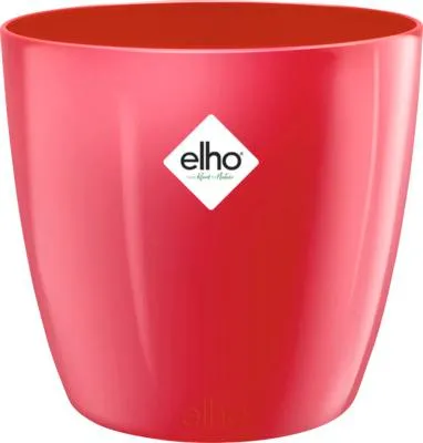Produktbild von elho brussels Diamond Rund 18cm Übertopf - lovely rot