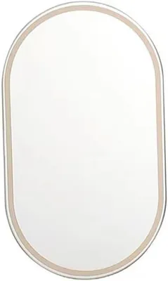Produktbild von Universelle ovale Sonnenblende für das Auto, 15 x 8 cm, mit Make-up- und Kosmetikspiegel, selbstklebender Ersatz