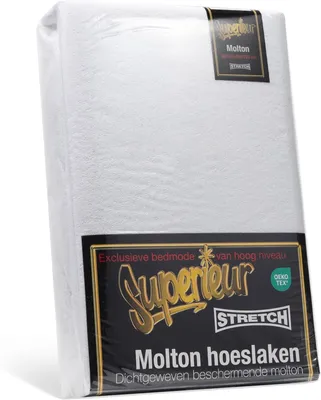 Obrázok produktu pre Molton chránič matraca 90x200/220 cm, do spálne, bavlna a Elastan, absorpčný