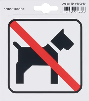 Produktbild von Klebesymbol Hund Verboten 500930