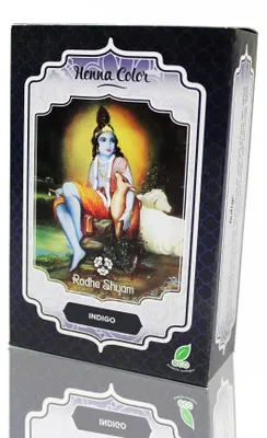 Imagen del producto de Henna semipermanente Clayurstaff, Radhe Shyam Shyam Henna, Indigo (100 g)