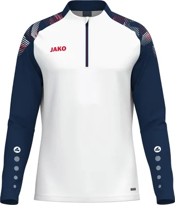 Produktbild von Jako Ziptop Sonic - weiß/marine/rot, Größe:164