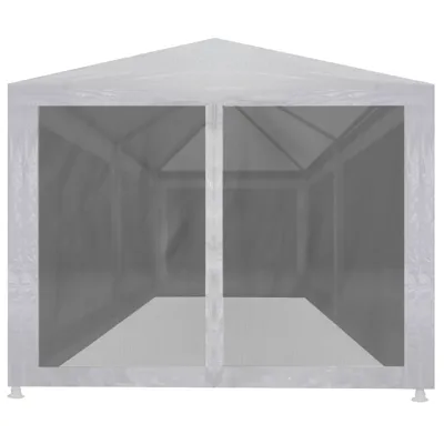Image de vidaXL Tente de réception avec 6 parois latérales en maille 6 x 3 m