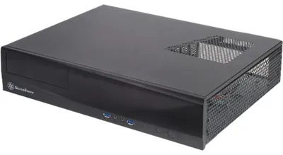 Zdjęcie produktu dla Silverstone ML03, HTPC, PC, Czarny, micro ATX, Mini-ATX, Mini-ITX, Aluminium, Plastik, SECC, 440 mm