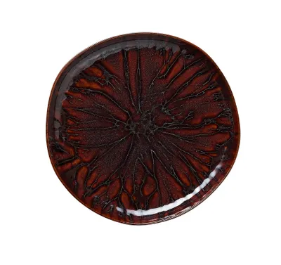 Image de 6x Assiettes plates Ø 28 cm grès ROCKZZERO Organic Amazonas