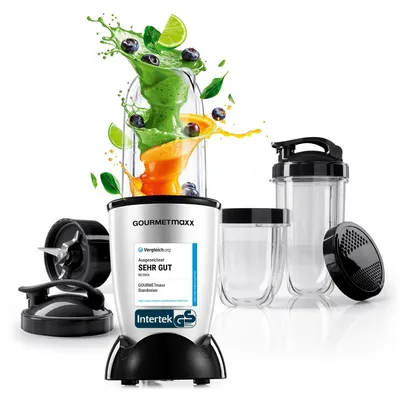 Productafbeelding van GOURMETmaxx Mr. Magic Power 400 Pro met accessoire set L - Voor shakes, smoothies en meer.