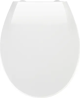Productafbeelding van WENKO Premium toiletzitting, wit, toiletdeksel met zachte sluiting, thermoplast, geschikt voor gastentoiletten