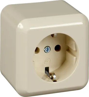 Produktbild von Schneider Electric AP-Steckdose 385000 16A CONTURA perlweiß