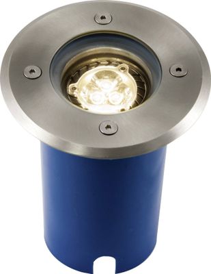Heitronic - Außeneinbauleuchte GU10 LED 7W Potsdam 36850 Edelstahl Lampe Leuchte