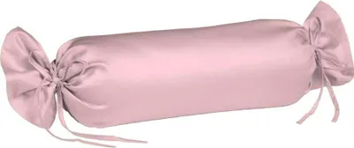 Produktbild von liebling Kissenhülle Nackenrolle Interlock Jersey 40 x 15 cm, Farbe rosé, Kissenbezug aus 100% Baumwolle, edler Glanz, waschbar 60 Grad