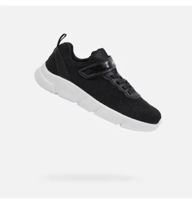 Produktbild von Geox Schwarze Mädchen-Sneaker Aril 24