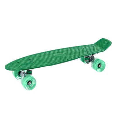 Produktbild von OXYBUL Skateboard se svítícími kolečky - zelený