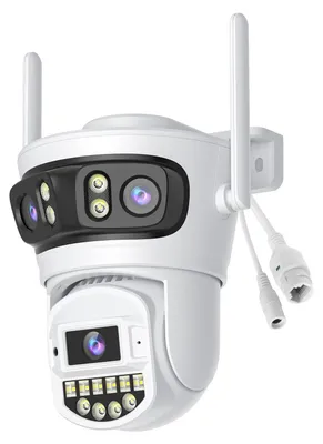 Immagine prodotto di Telecamera di sicurezza esterna 3-in-1 con visione a 360° e visione notturna