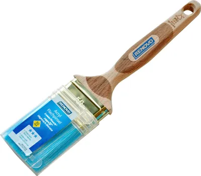 Produktbild von 50mm Acryl-Flachpinsel, Holzgriff