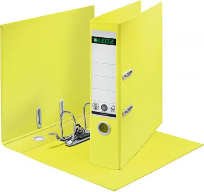 Produktbild von Leitz 10180015, A4, Rundring, Lagerung, Karton, Gelb, Gelb
