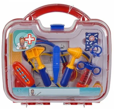 Image de Grande valisette de docteur 10 accessoire - docteur - medecin - jeu d'imitation