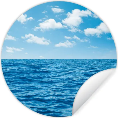 Produktbild von MuchoWow® - Wand Kreis - Wand Bild - Foto Tapete - Selbstklebende - Wohnzimmerdekoration - Wand Dekoration - Kinderzimmer