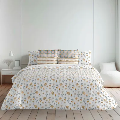 Zdjęcie produktu dla Poszewka na kołdrę, 200 x 200 cm, 100% bawełna organiczna, 175 nici, certyfikat Oeko-Tex, do sypialni