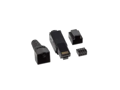 Zdjęcie produktu dla Wtyk sieciowy Lanberg beznarzędziowy RJ-45 8P8C kat. 6 UTP