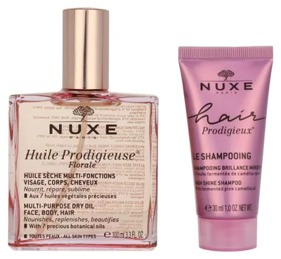 Produktbild von Huile Prodigieuse Florale 100ml/Shampoo 30ml Nuxe Prodigieuse Floral Set
