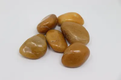 Obrázok produktu pre 200 kg Leštené kamienky Riečne kamienky Kamienky Záhradný štrk Okrasný štrk žltá