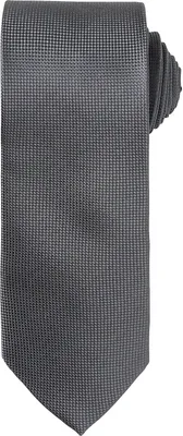 Produktbild von Premier - Krawatte für Herren/Damen Uni PC5860 (Einheitsgröße) (Dunkelgrau)