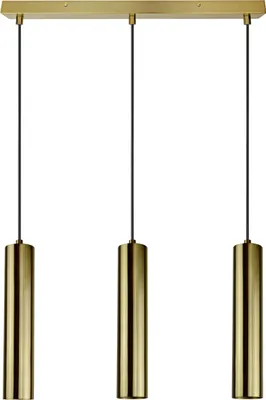 Obrázek produktu pro Závěsné svítidlo NAPOLI, zlaté, 3xGU10x8W, kov, rozměry: 120x6x50 cm, IP20, Polux