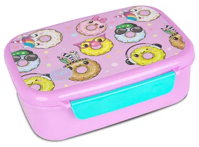 Zdjęcie produktu dla Śniadaniówka z przegródką Coolpack Foodyx Happy Donuts