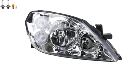 Produktbild von Scheinwerfer passend für Nissan Primera P12 01/2002- Rechts Leuchtmittel 26010AU800 26010AU80B Johns