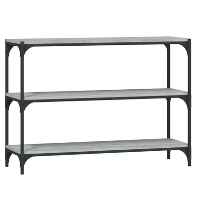 Immagine prodotto di Libreria Grey Sonoma 100x33x70,5 cm Materiale a base di legno e acciaio