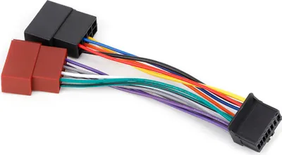 Obrázok produktu pre Auto stereo káblový zväzok 16pin port na mini ISO 8pin konektor kábel pre Pioneer 2003 -an