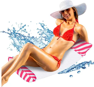 Produktbild von Schwimmmatratze, aufblasbare Wasserhängematte, Schwimmring, Sessel mit Netz