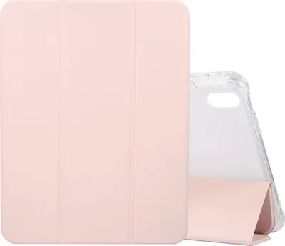 Produktbild von Mobigear Tri-Fold Gel iPad 11 (2025) Hülle TPU,Kunstleder Klapphülle + Stifthalter - Pink