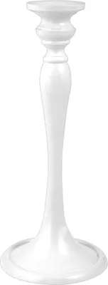 Obrázek produktu pro H&H Svícen kovový, 10 - V27 cm, bílý