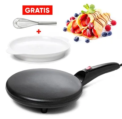 Crepe Maker, Pfannkuchenpfanne, elektrische Pfanne, 2 Stück (1 + 1) - Crepemaker