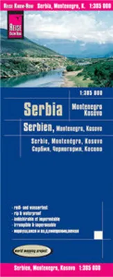 Produktbild von Reise Know-How Landkarte Serbien, Montenegro, Kosovo 1 : 385.000