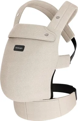 Produktbild von Momcozy Babytrage aus 100% Baumwolle – Baby Carrier für Kleinkind (3-24 Monate, 3,2-20 kg) · Ergonomische M-Position · X-Rücken · Taillengurt 64-127cm