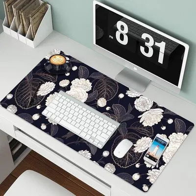 Productafbeelding van Laptop Desktop, waterdichte bureau schrijfpad voor kantoor en thuiswerk - bureaumat, muismat 90x40 cm