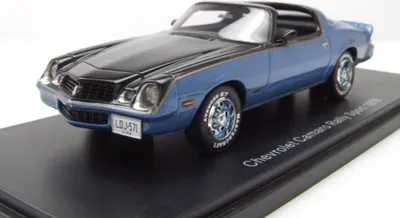 Produktbild von Neo Scale Models 49571 Chevrolet Camaro LT 1978 blau metallic 1:43