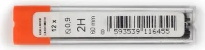 Produktbild von KOH Druckbleistift Minen Gradation 0,9 mm x 60 mm 2H
