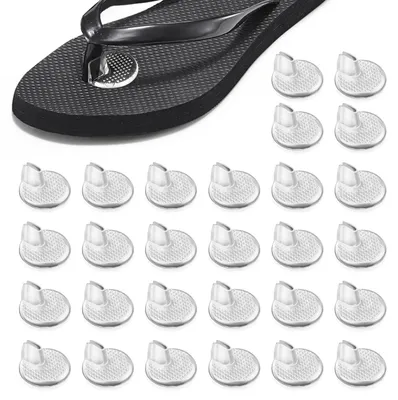 Image de Ensemble de 14 protecteurs de orteils en silicone doux pour sandales